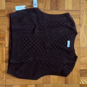 Aritzia sweater vest in brown. 100% merino wool. Still with tags.